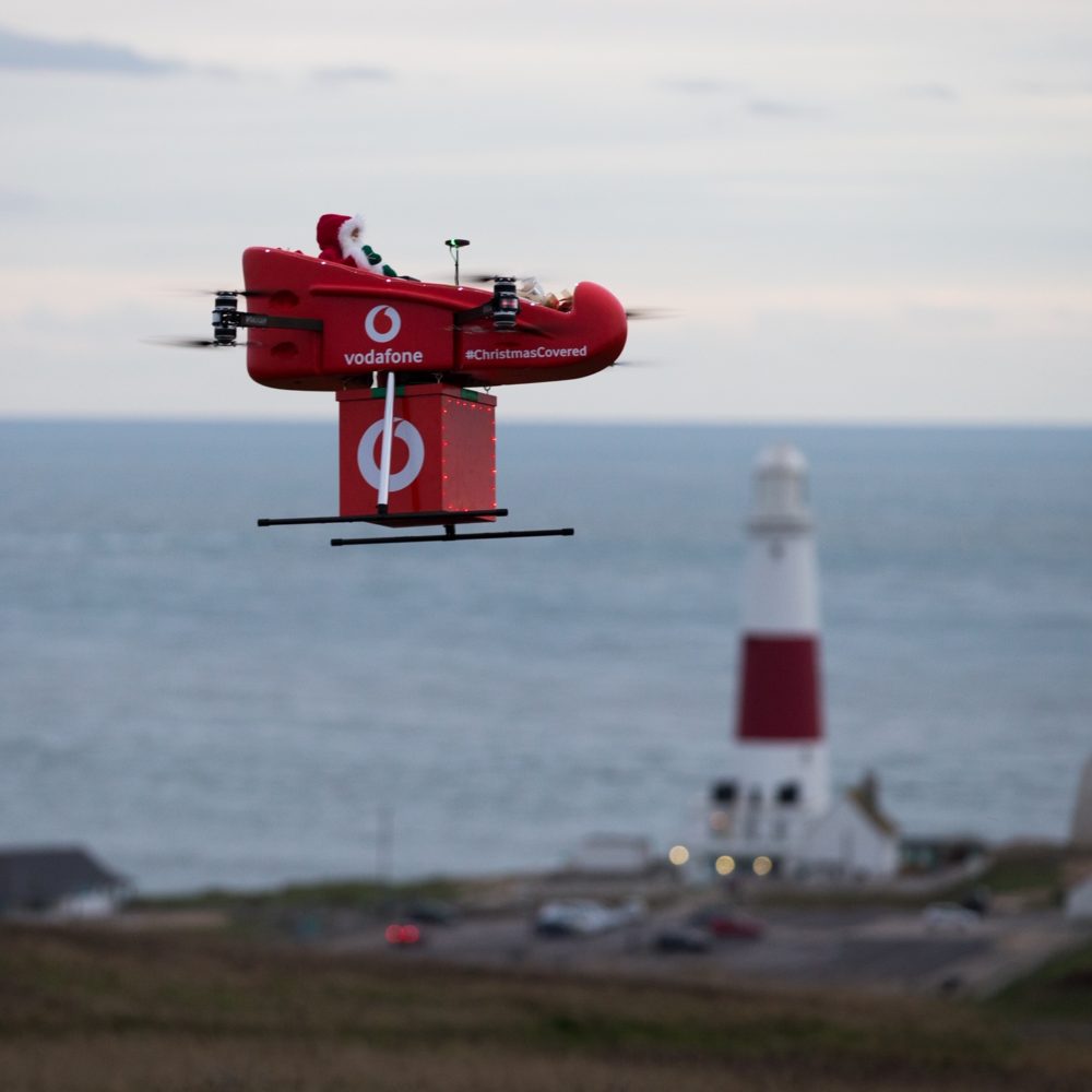 drone delivery vodafone