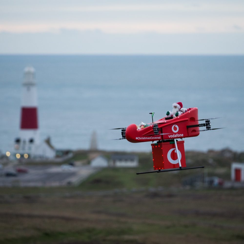 drone delivery vodafone